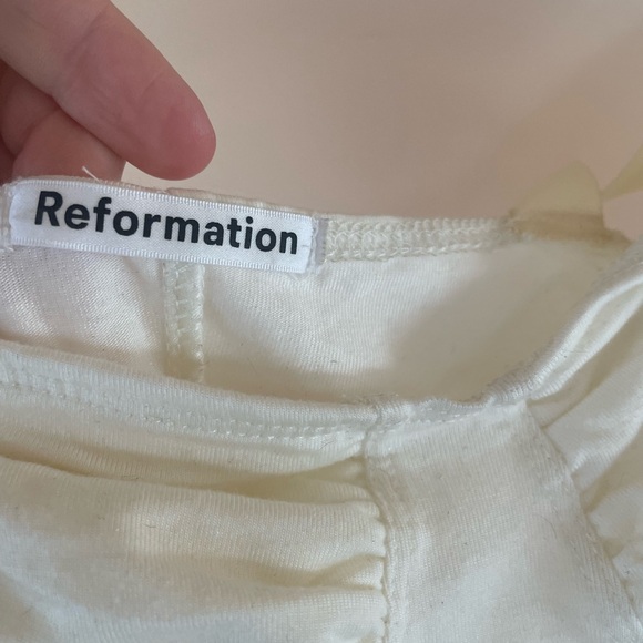 Reformation Marsala bodysuit ~ ivory - Picture 2 of 3